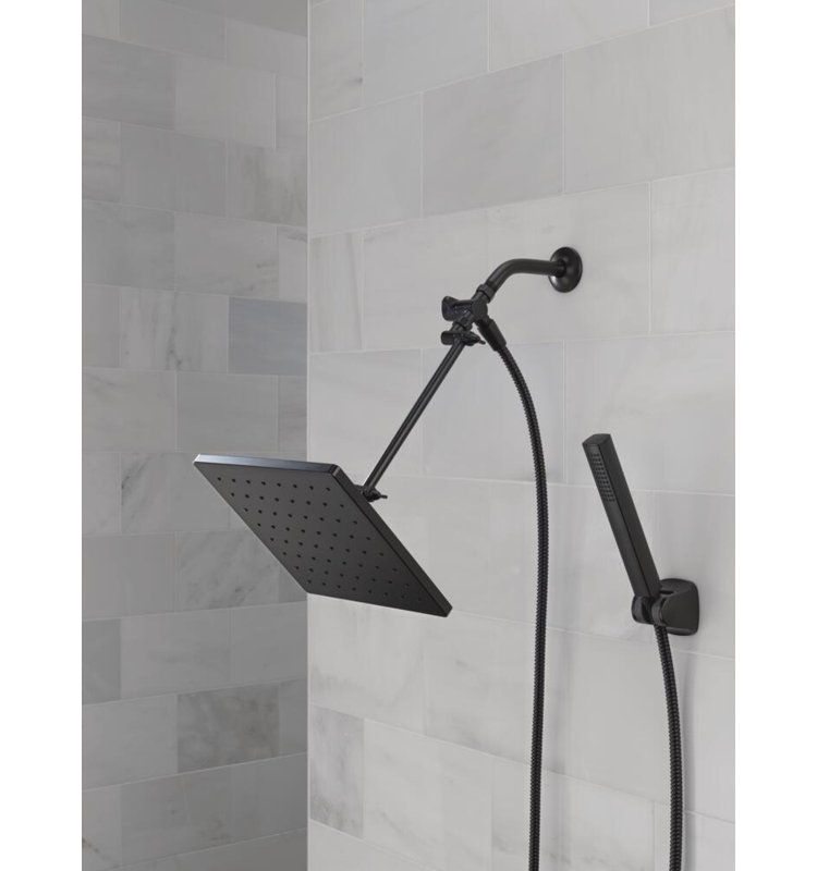 Delta 10inch Raincan Shower Head and Hand Held Shower Combo, Rainfall